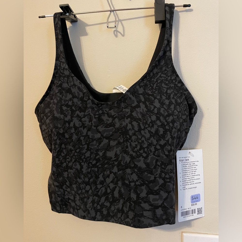 Lululemon Align Tank with tags. Size 8